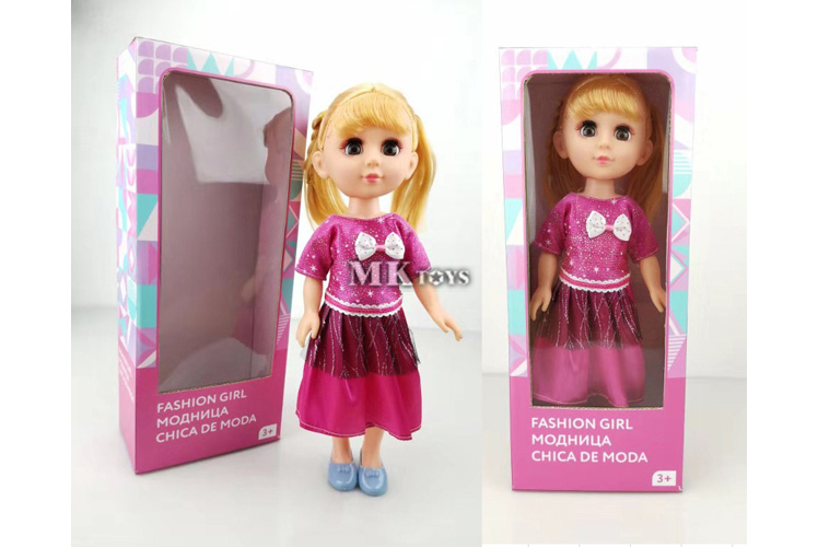 mkl619736 18 inch doll with ic[russian] 窗盒18寸活眼俄文ic时尚