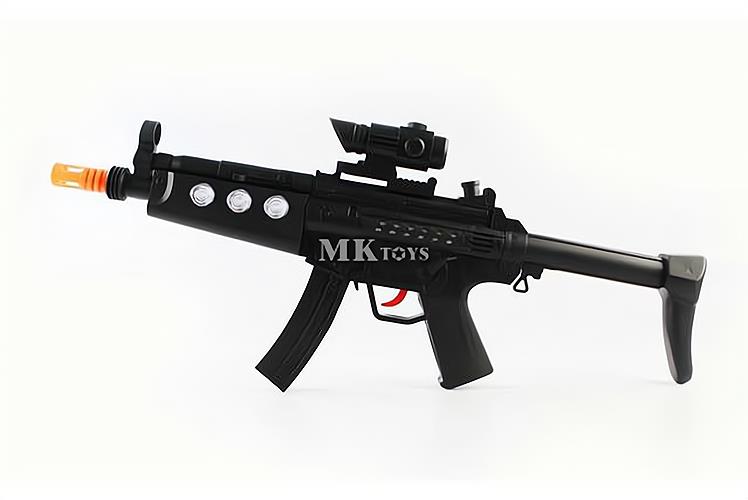 gun with light,music,infrared 实色灯光音乐红外线电动枪 mktoys