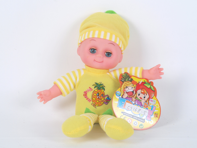 活眼棉身四声菠萝水果娃娃