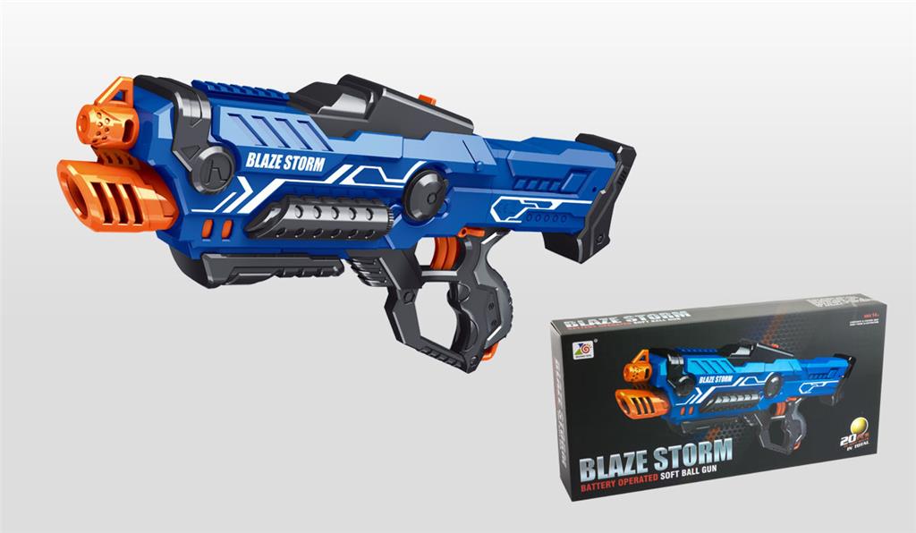 mkl426389 electric gun with 20pcs eva balls 盒庄电动eva球枪配20