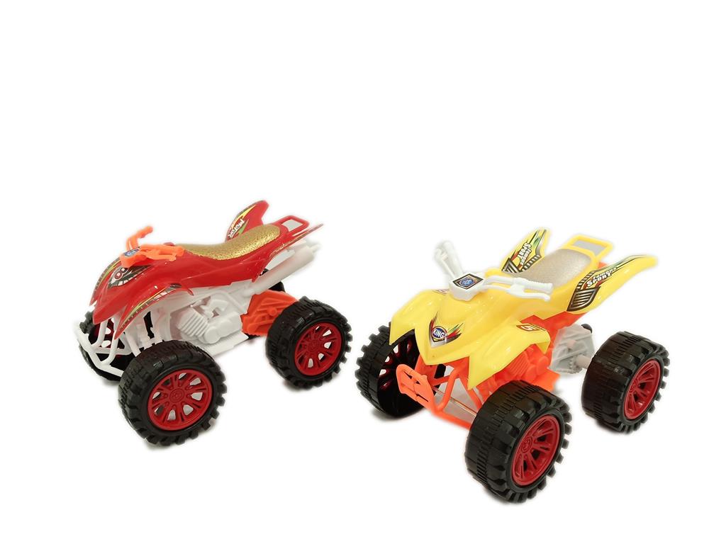 beach vehicle[2pcs] 袋庄2只拉线赛车沙滩摩托带震 mktoys,美佳玩具