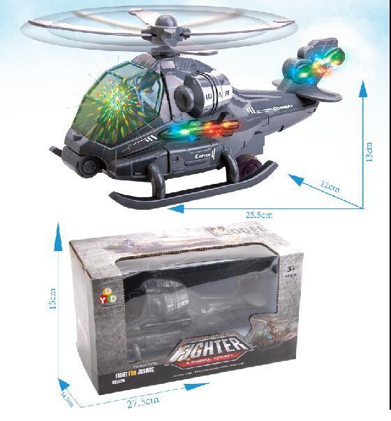 mkl924080 electric universal helicopter with light,music 窗盒灯