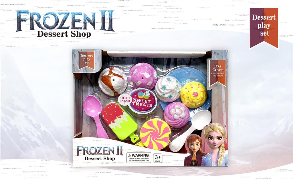 mkm131323 ice cream doughnut dessert set 冰雪公主展示盒雪糕