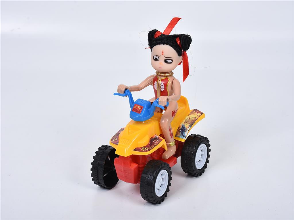 mkm297283 pull line beach motorcycle 实色拉线沙滩摩托车坐哪吒