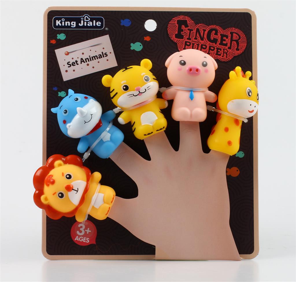 mkm590053 finger puppet 绑板卡通动物手指偶 mktoys,all kinds of