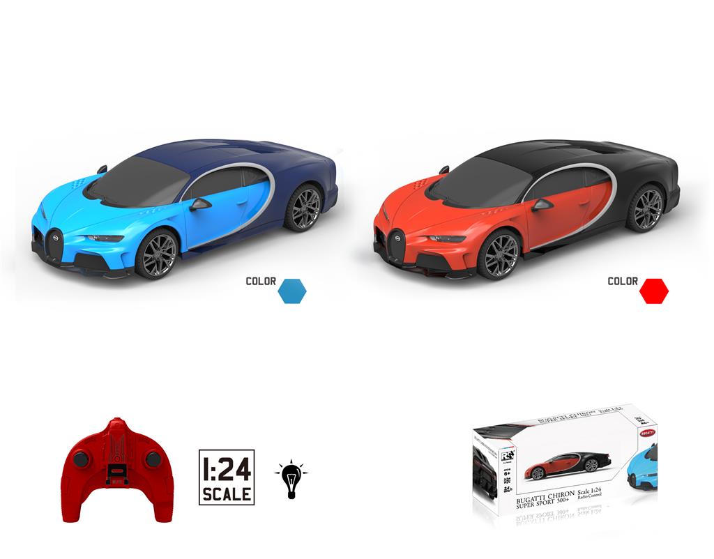 mkm664951 1:24 r/c authorized car 1:24遥控授权布加迪仿真车