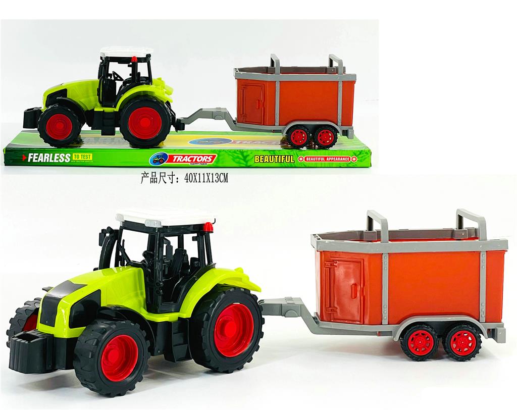mkn202818 inertial farm truck 实色惯性农夫拖车 mktoys,美佳玩具