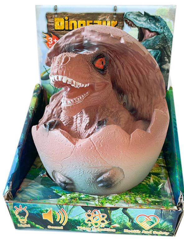 mkn256926 tyrannosaurus egg with light,ic 展示盒灯光ic霸王龙蛋
