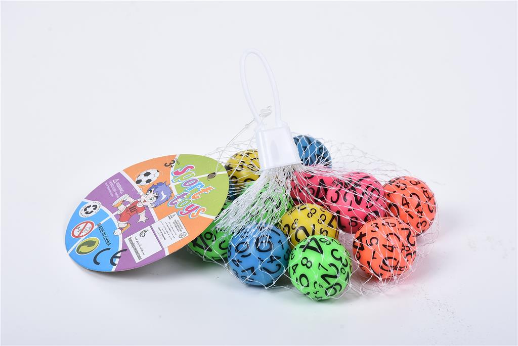 7cm bouncing ball[12pcs] 吊卡网袋12粒2.